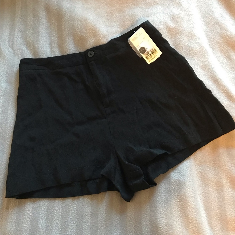 Black dress shorts